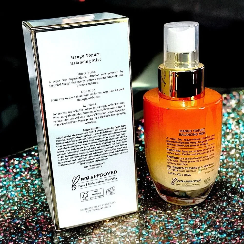 Byroe New York Mango Yogurt Balancing Mist 2.02 fl Oz Brand New In Box
